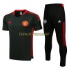 Manchester United Trainingsshirts Suit 2022-23 Dunkelgrüne Für Herren